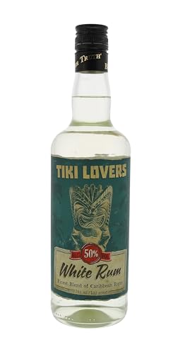 Tiki Lovers White Rum Finest Caribbean Rum 50% Vol. 0,7L