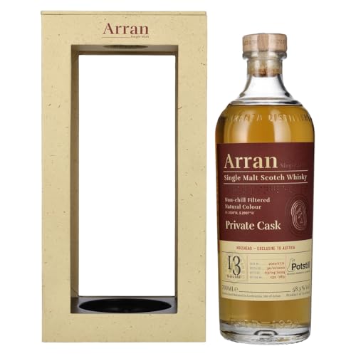 Arran 13 Years Old Potstill Private Cask Single Malt Scotch Whisky 58,3% Vol. 0,7L In Giftbox