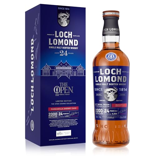 Loch Lomond 24 Years Old The Open 152Th Royal Troon Manzanilla Sherry Cask 47,1% Vol. 0,7L In Giftbox