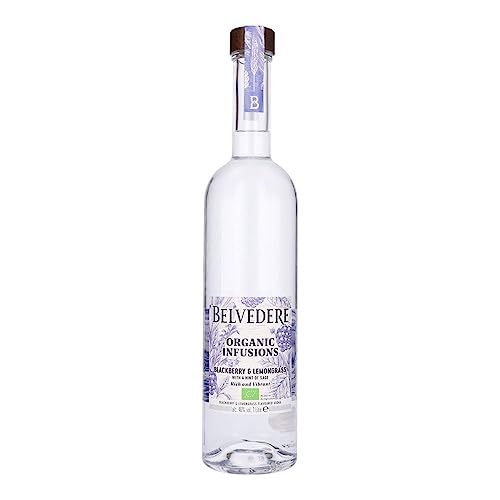Belvedere Organic Infusions Blackberry & Lemongrass Flavoured Vodka 40% Vol. 1L