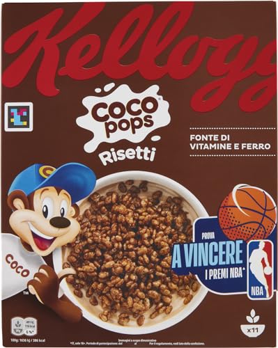 Kellogg'S Cereali Coco Pops Risetti, 330G