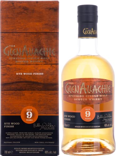 The Glenallachie 9 Years Old Rye Cask Finish 48% Vol. 0,7L In Giftbox