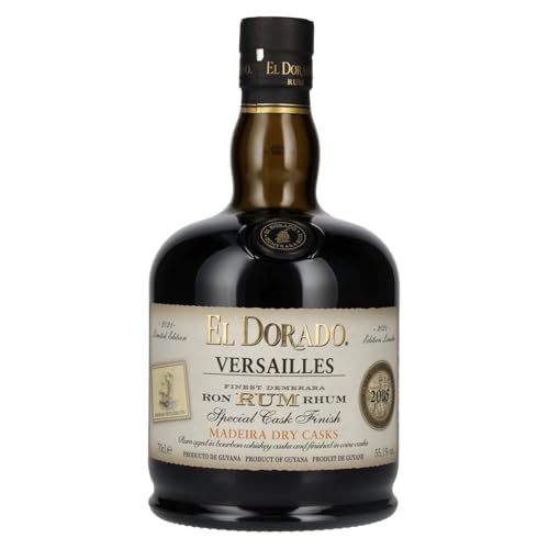El Dorado Rum Versailles Special Madeira Dry Casks 2005 55,1% Vol. 0,7L