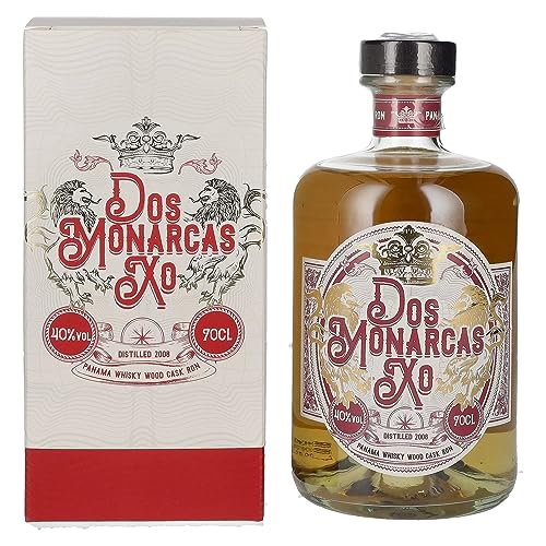 Dos Monarcas Xo Panama Whisky Wood Cask Finish Ron 40% Vol. 0,7L In Giftbox