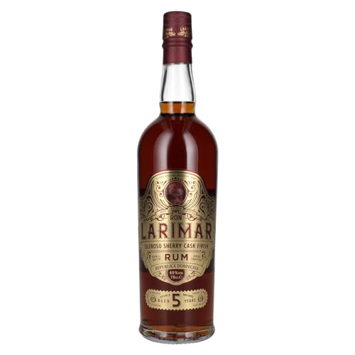 Ron Larimar 5 Years Old Small Batch Rum Oloroso Sherry Cask Finish 40% Vol. 0,7L