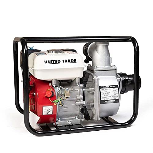 Motopompa A Scoppio Autoadescante 6.5Hp 4 Tempi Omaggio Coppia Raccordi 2"