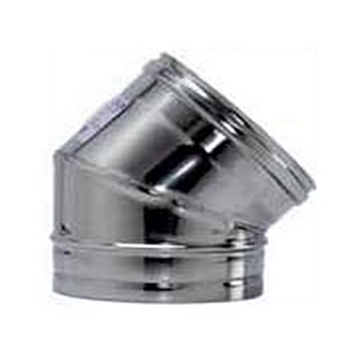 Europrofil Curva Acciaio Inox Gomito 45° Ø Cm 13 Stufe E Camini Gomacc45Sp05130