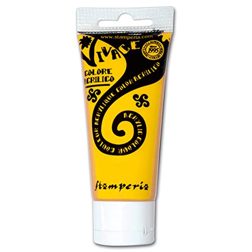 Colore Acrilico Vivace Ml.60 Kab02 Giallo Scuro