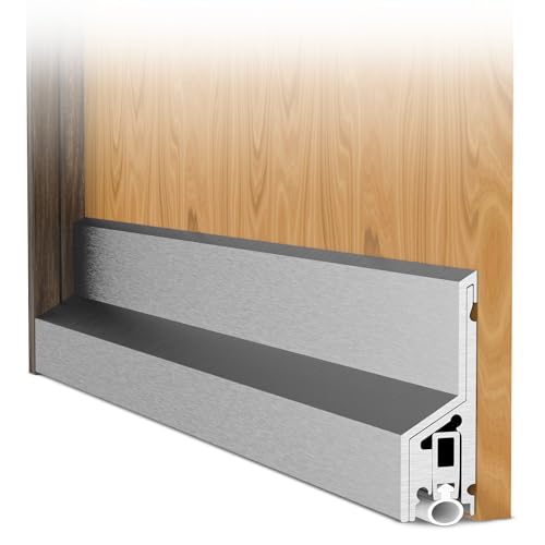 Alumat Paracolpi In Alluminio Per Porte E Finestre, Con Copertura Profilata E Guarnizione In Silicone, Protezione Dalle Intemperie, Impermeabile, Para