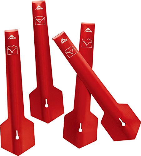 Msr Toughstake - Picchetto Per Neve E Sabbia, Misura Piccola, Colore: Rosso