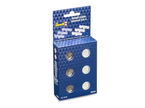 Revell 32216 – Set Di 6 Smalti Lucidi Trasparenti E Bianco Opaco (14 Ml Ciascuno)