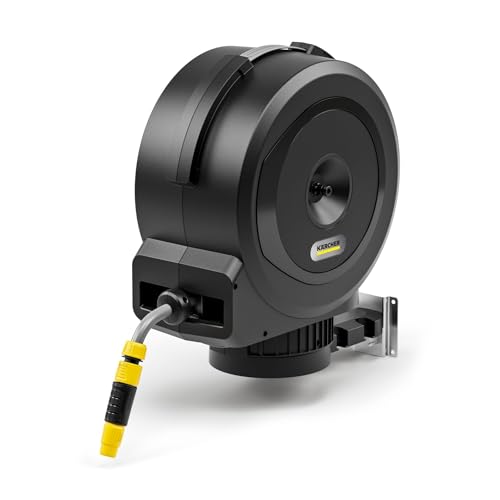 Kärcher Tubo Flessibile Hbx 4.20 Automatic: Tubo Da 20 M, Tubo Di Collegamento: 1,5 M, Recupero Automatico Del Tubo, Comodo E Flessibile, Nero