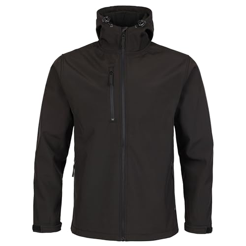 Fortress, 234/Bk-Xl, Fortezza 234 Holkham Hooded Softshell, Nero, 234