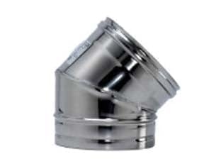 Europrofil Curva Acciaio Inox Gomito 45° Ø Cm 30 Stufe E Camini Gomacc45Sp05300
