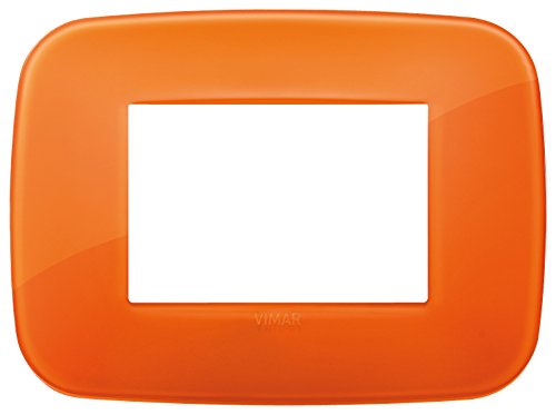 Vimar Placca Round 3 M, Reflex Orange