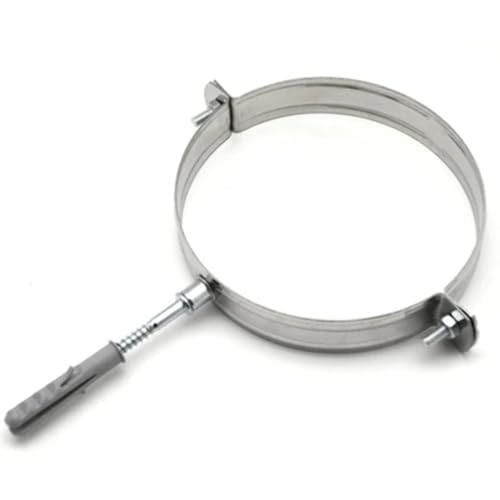 Collare Di Fissaggio In Acciaio Inox Per Canne Fumarie 80Mm