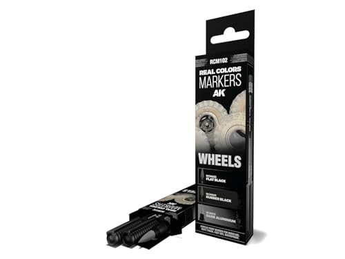 Ak Real Colors Marker Set Rcm102 Wheels (3Pcs)