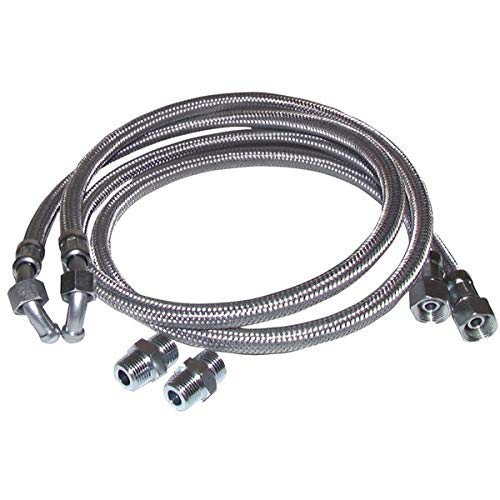 Flessibile Gasolio - 2 X Flessibili A Gomito 1000Mm Con 2 Raccordi
