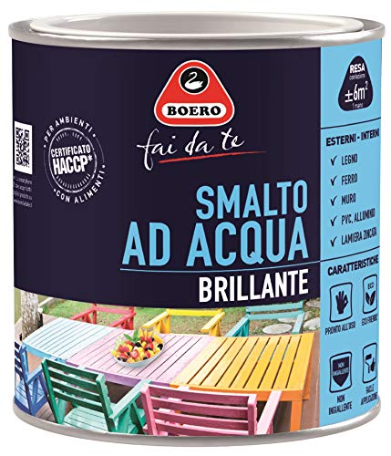 Smalto Brill.Acqua Cuoio 0,5 Lt.