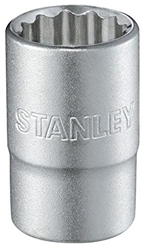 Stanley 1-17-054 Chiave A Bussola Poligonale, Attaco 1/2", Sistema Metrico, 11 Mm