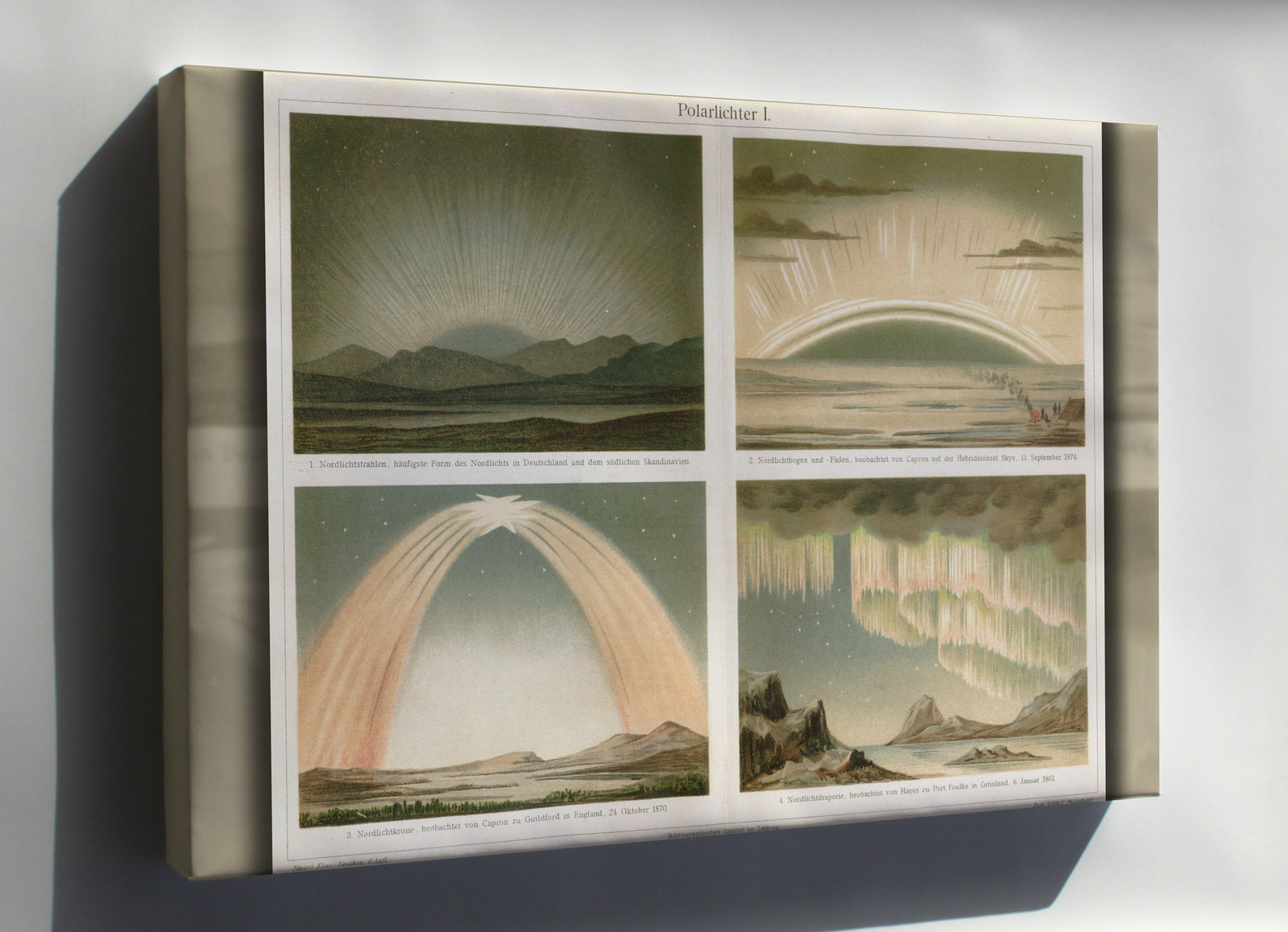 Canvas 24x36; Northern Lights Aurora Borealis 1908 (CD)
