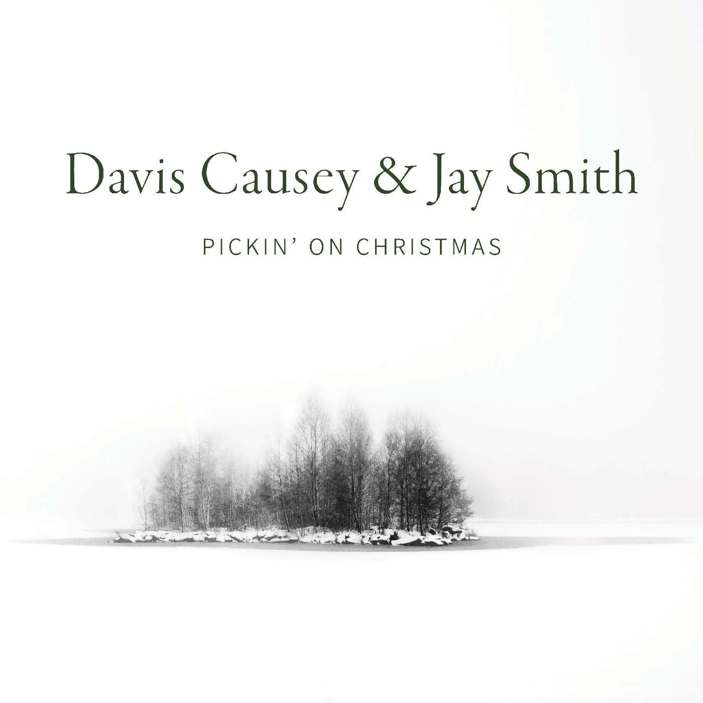 Davis Causey & Jay  Pickin' On Christmas "SNOWGLOBE" CLEAR W/WHITE FL (Vinyl LP)