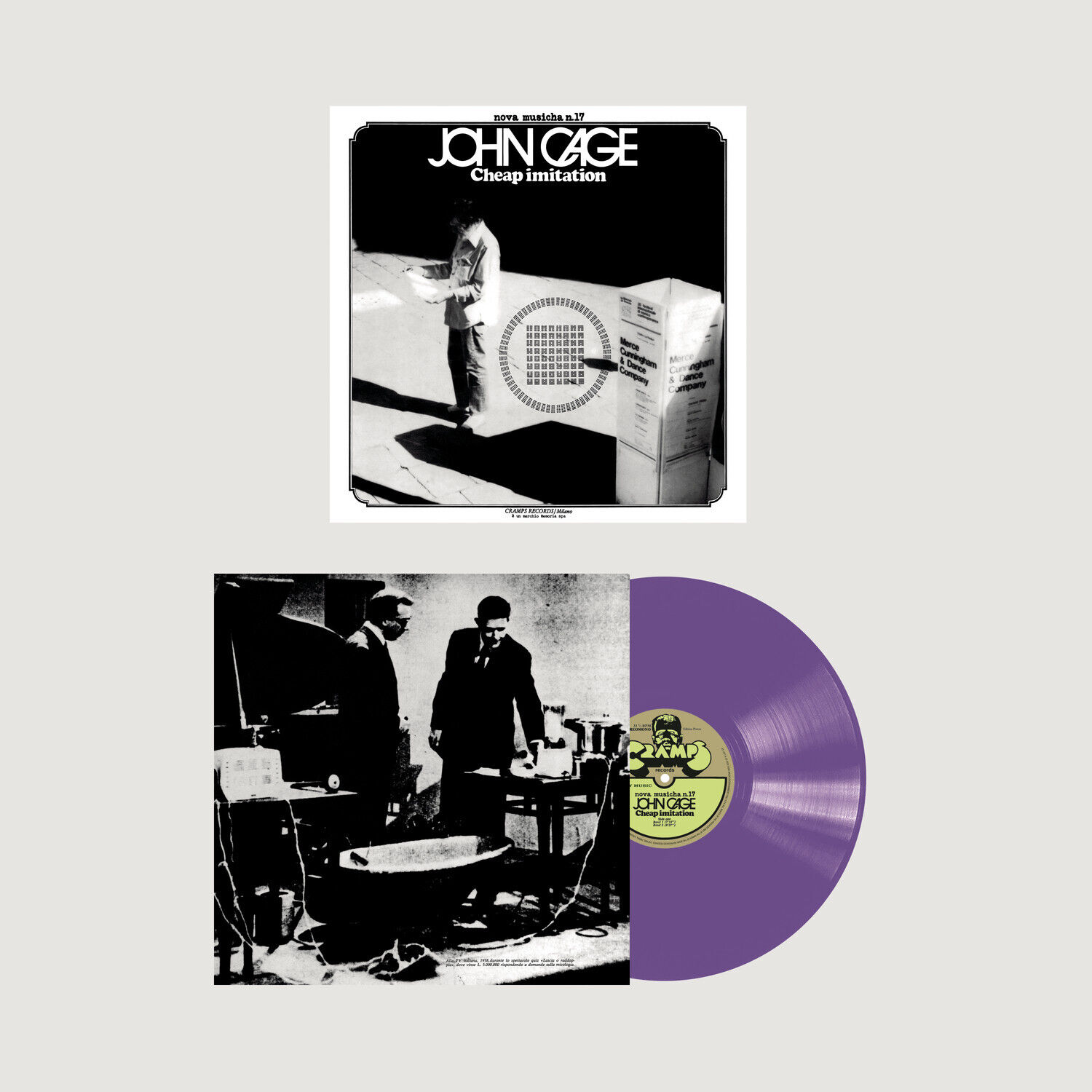John Cage Cheap Imitation Vinile Lp 180 Grammi Colorato Viola Nuovo e Sigillato