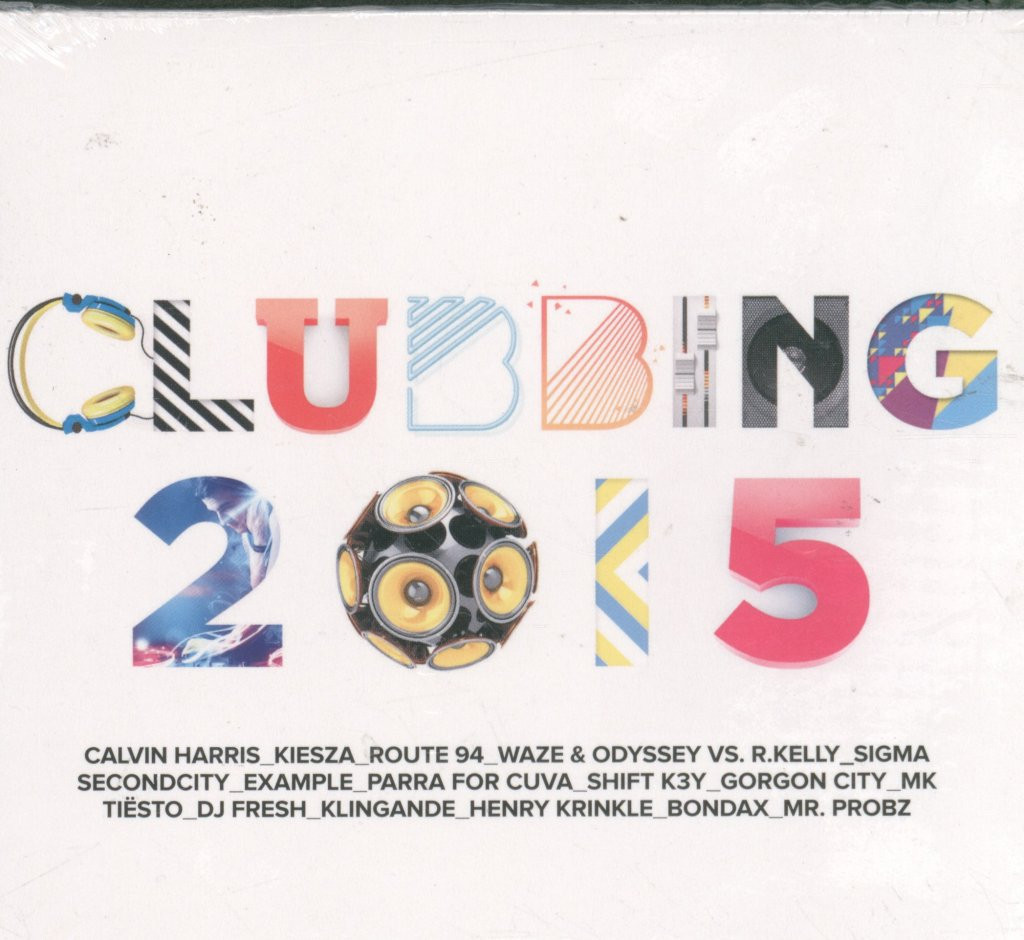 Various Artists Clubbing 2015 double CD Europe Sony Music 2014 in gatefold
