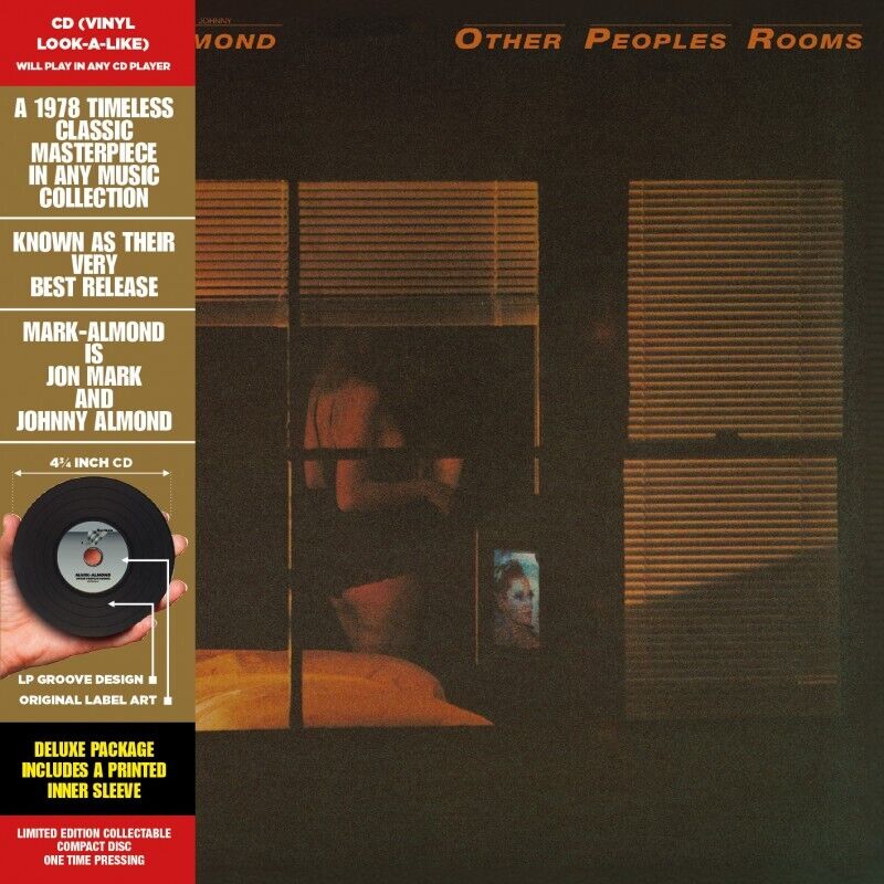 Mark / Almond - Other Peoples Rooms - Cd Vinyl Replica - Cd Vinyl Replica - Cd