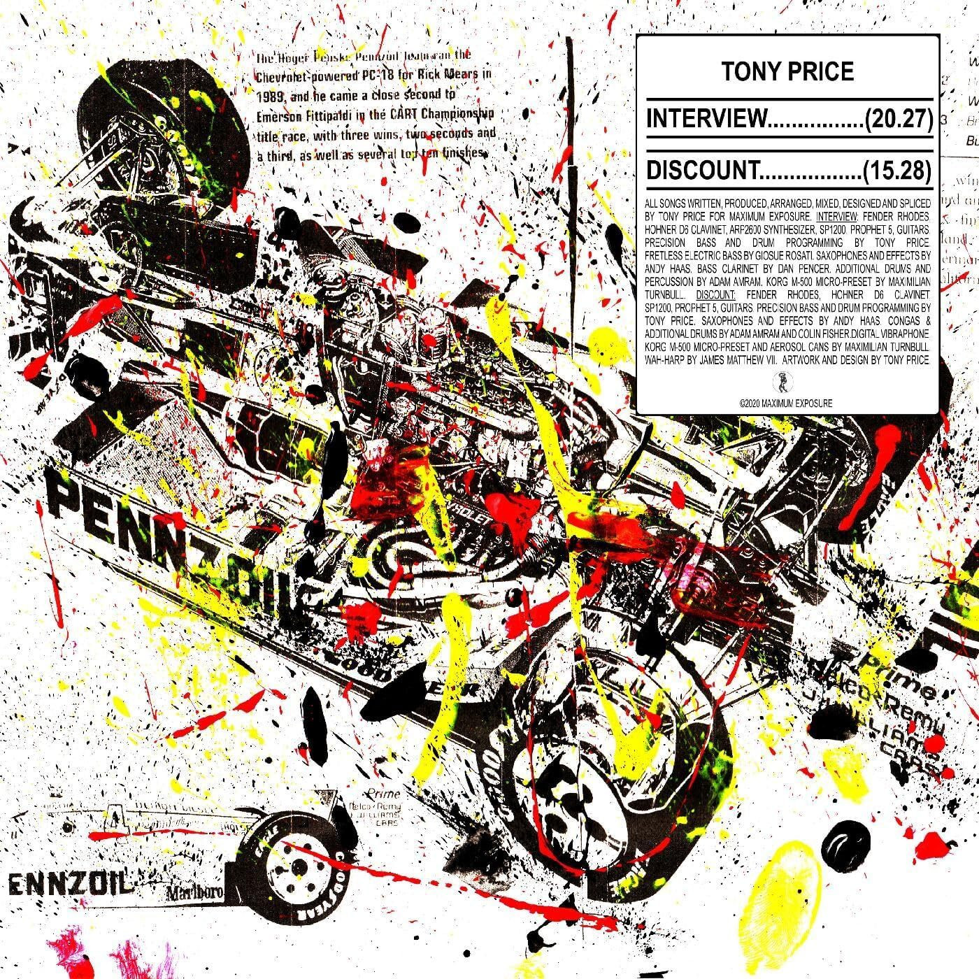 Tony Price Interview/Discount (Vinyl LP) 12" Album