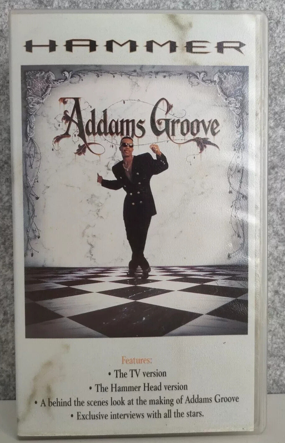 HAMMER - ADAMS GROOVE - VHS,PAL,NEW,UNPLAYED,NO SEALED,NON SIGILLATA