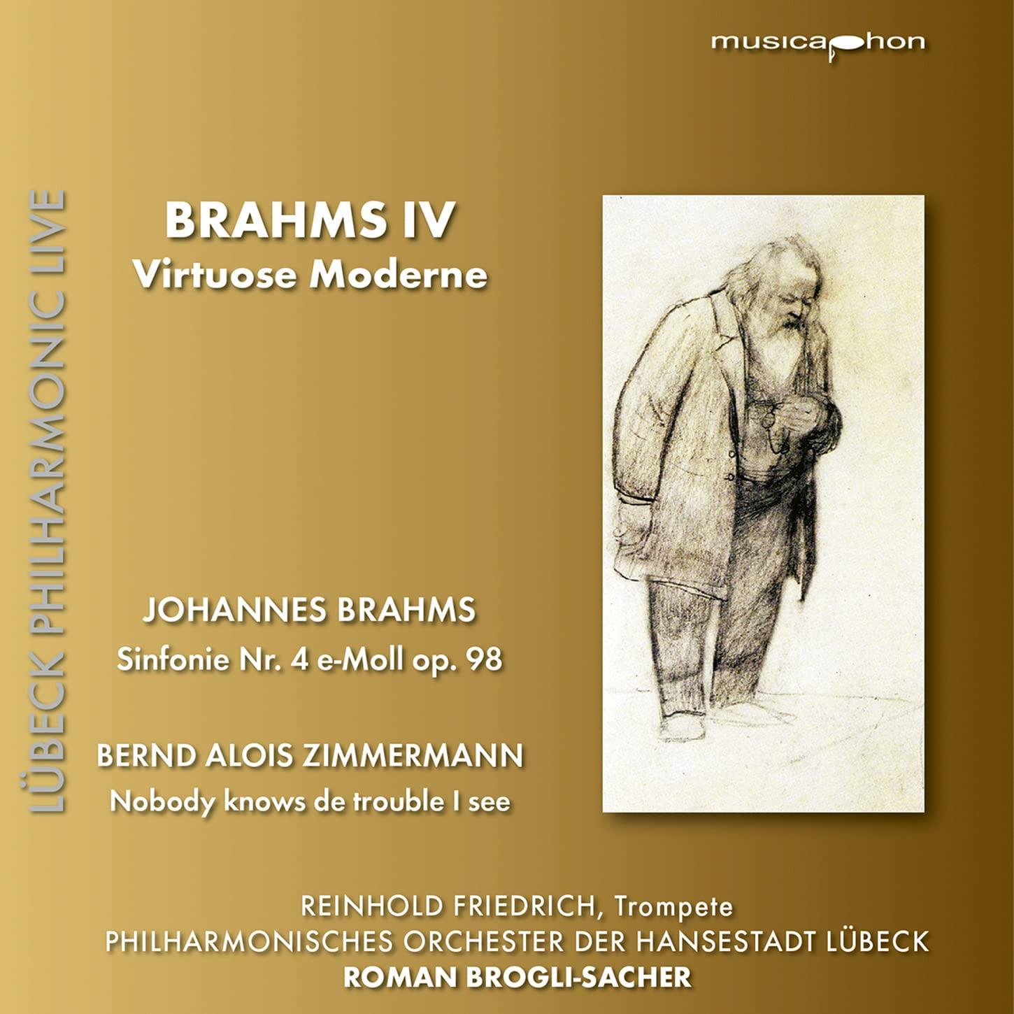 Friedrich/Brogli-Sacher/Sonic Art/Phil.Orch.LUb Brahms IV: Virtuose Modern (CD)
