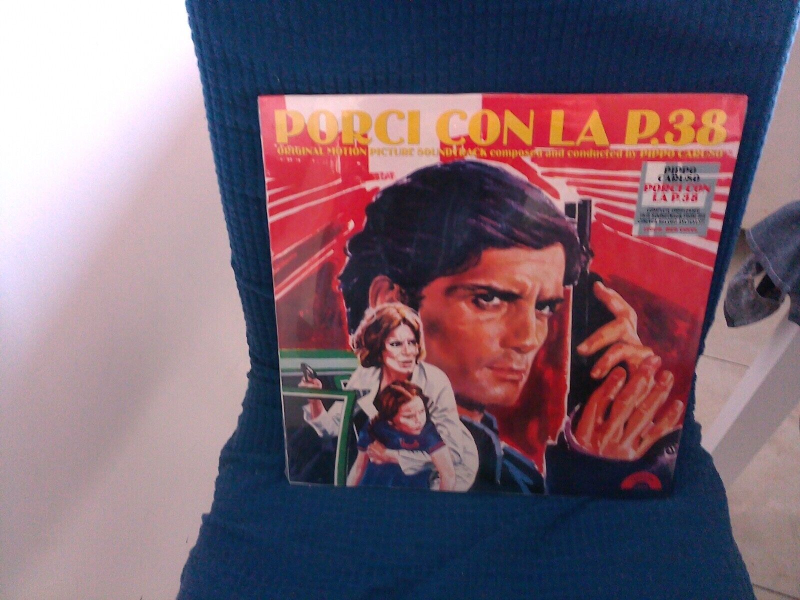 PIPPO CARUSO - Porci con la P.38  (ltd.ed.red vinyl)O.S.T. LP