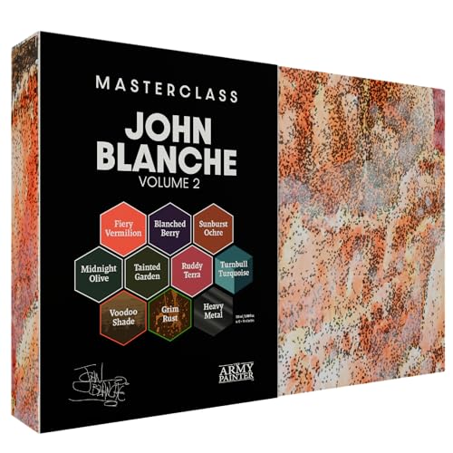 The Army Painter Il Set Di Pittura, Masterclass John Blanche Volume 2, 6 X 18 Ml Warpaints, 1 Speedpaint, 1 Wash, 1 Effect, 1 Metallic E 1 Art Print -