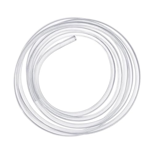 20 Metri Tubo Flessibile In Pvc, Diametro Interno 10Mm Esterno 12Mm, Tubo Trasparente Tagliabile, Tubo Gomma Silicone, Per Serbatoio E Acquario (20M Ø