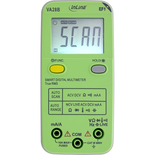 Inline® Multimetro Con Auto-Range E Scansione Automatica, Formato Tascabile, 43117B