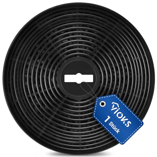 Vioks Filtro Ai Carboni Attivi, Cappa Aspirante, Diametro 170 Mm, Ricambio Per Filtro Ai Carboni Attivi Oranier Ksc 700, Filtro A Carbone Per Cappe Da