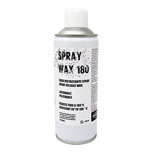 Prochima Spray Wax 180, Cera Distaccante Spray, Prodotto A Basso Consumo Di Distaccante, Speciale Miscela Di Cere, Non Usare Oltre I 180° C, Bombolett