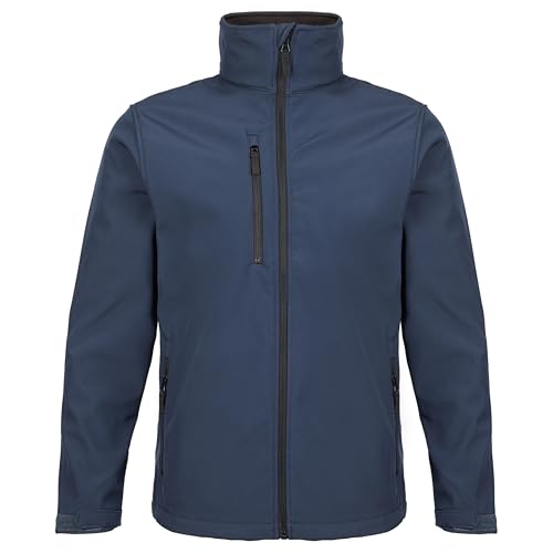Fort - Selkirk Softshell Jacket - Grigio, Navy O Nero Giacca - Giacca In Pile Uomo - Pile Uomo - Giacche In Pile Da Uomo - Abbigliamento Da Lavoro - G
