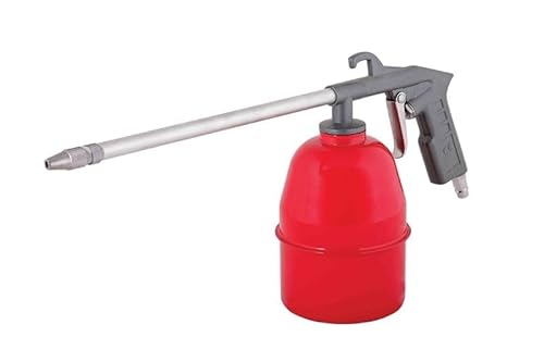 Pistola Lavaggio Con Nafta Gasolio Olio Ad Aria Compressa Per Compressore Pressione 3-8 Bar Con Serbatoio In Metallo 1 Litro