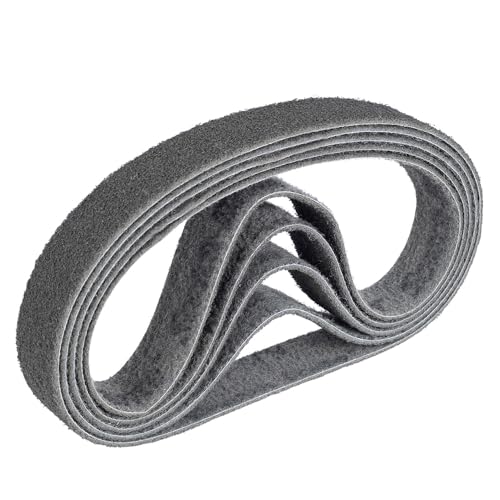 3 M S Cotch Brite - Nastro Abrasivo In Tessuto Non Tessuto, 40 X 760 Mm, 5 Pezzi, Grana S Uper_Fine, Colore: Verde, Grana: 800
