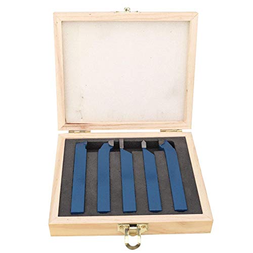 Set Utensili Per Tornio 5Pezzi, Utensili Per Tornitura Con Testa Saldatura Metallo Duro Assemblaggio Utensili Macchine Utensili Inserti Tornitura Torn