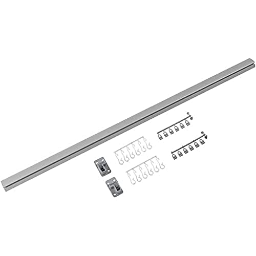 Barra Per Tendaggi Stable Diritta Grigia 120 Cm