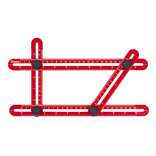 Nuevo 2024 - Regla Angular Plastica Multifunción
