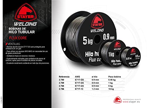 Bobina De Hilo Hueco Para Soldadura Mig