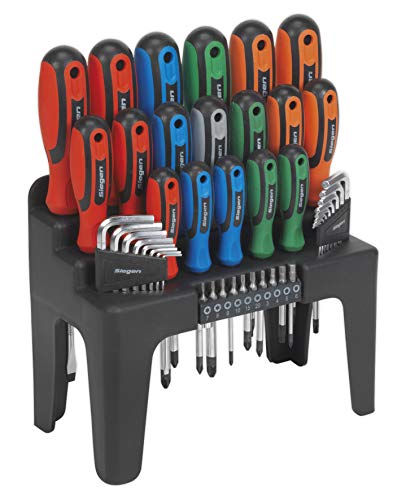 Siegen S01090 Cacciavite, Chiave Esagonale & Bit Set 44Pc