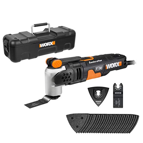 Worx Wx680 F30 350W Sonicrafter - Utensile Oscillante Multifunzione Con 29 Accessori