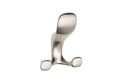 Gtv - Appendiabiti Toledo A0 – Superficie: Effetto Acciaio Inox – Esterno: 104 X 78 X 41 Mm – Gancio Appendiabiti Per Porta, Bagno, Cucina, Corridoio,