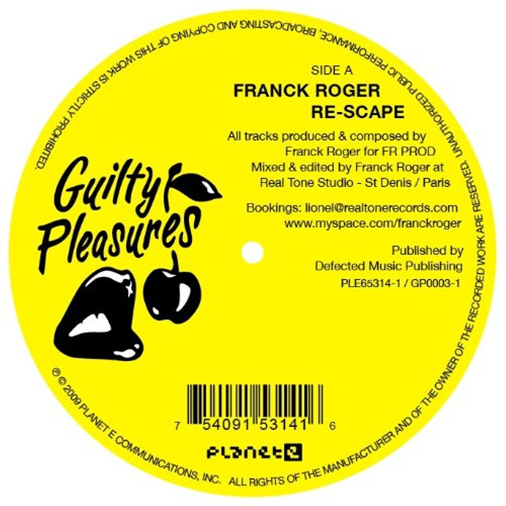 Re-Scape - Franck Roger (Vinile)