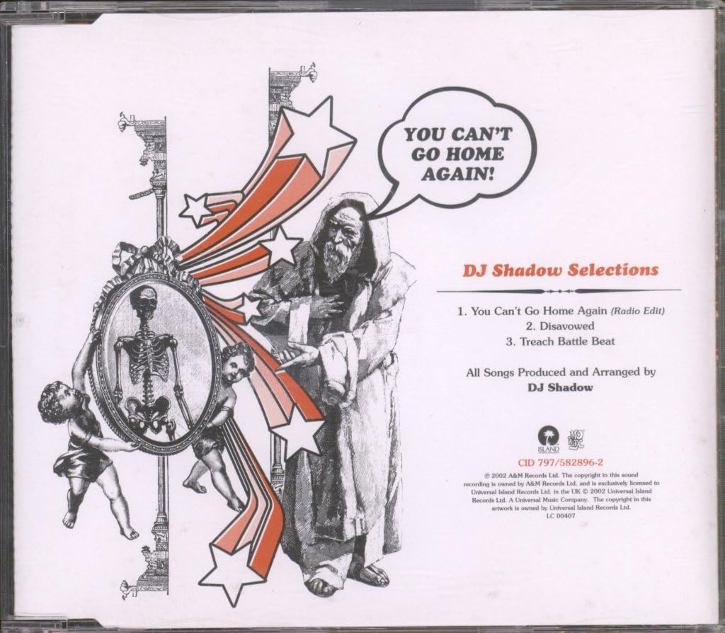 DJ Shadow You Can't Go Home Again (CD)